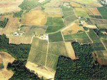 Vue aérienne de la propriété